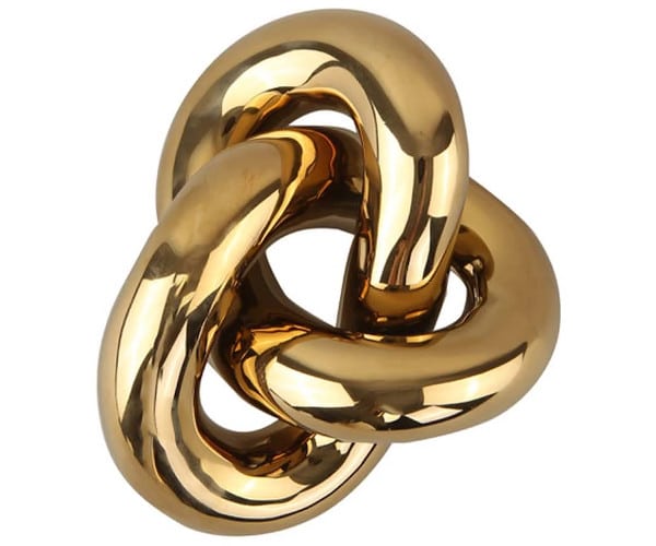 Cooee Design Knot dekoration - small - gold