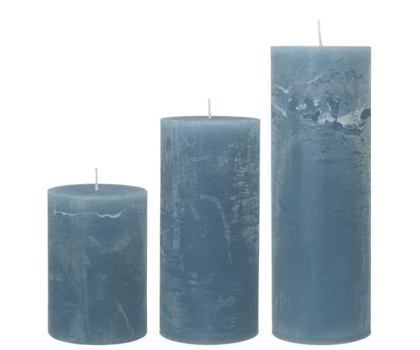 Cozy Living Dusty Blue bloklys - medium - 15cm
