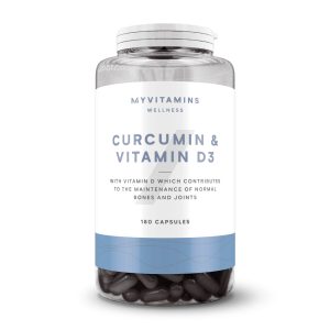 Curcumin & Vitamin D3 – 180Kapsler