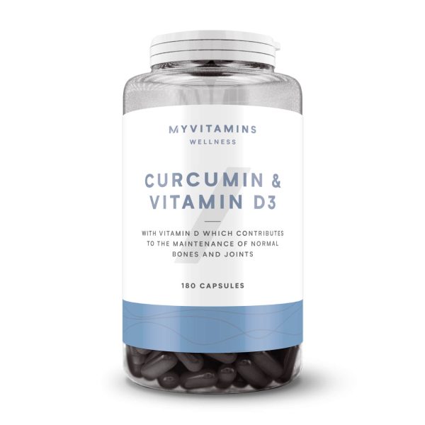 Curcumin & Vitamin D3 - 180Kapsler