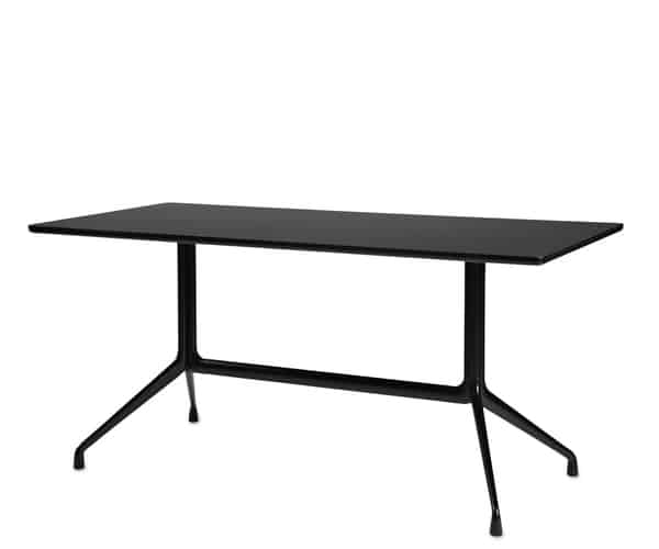 HAY About A Table AAT10 - 180x90cm - Sort Linolium