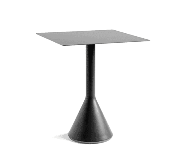 HAY Palissade Cone Table - 65x65cm. - Anthracite
