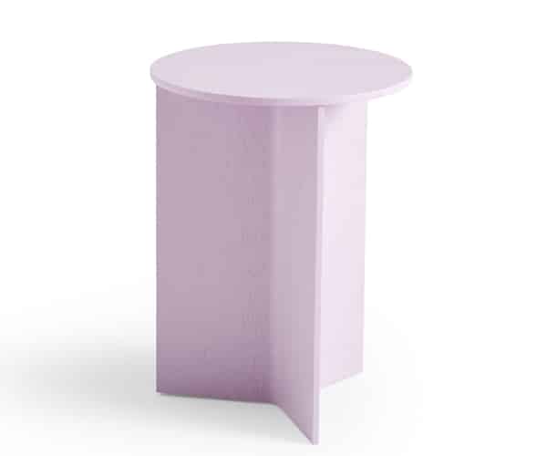 HAY Slit Table - Wood - High - Pink