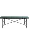 Handvark Dining Table 230 - Green - Brass