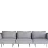 Handvark Three Seat Sofa - Soho Stof - Concrete