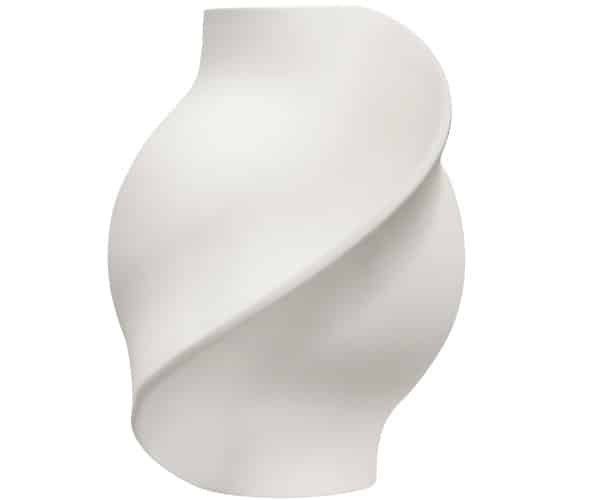 Louise Roe Pirout vase - 02 - Raw White