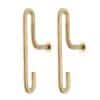 Moebe Wall Hook - Matt Gold - Small (x2)