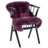 Natures Collection long wool Lammeskind - aubergine
