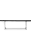 Pedrali Toa Table - 360x125cm - Sort - Poleret Aluminium