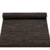 Rug Solid læder tæppe - 140x200 - Choco