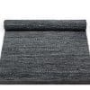 Rug Solid læder tæppe - 200x300 - Dark Grey