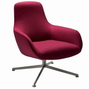 Zanotta Kent Lounge Chair Low