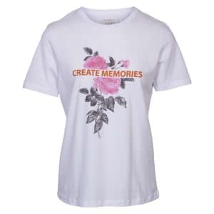 ADPT – T-shirt m. print – Multi – Str. XS
