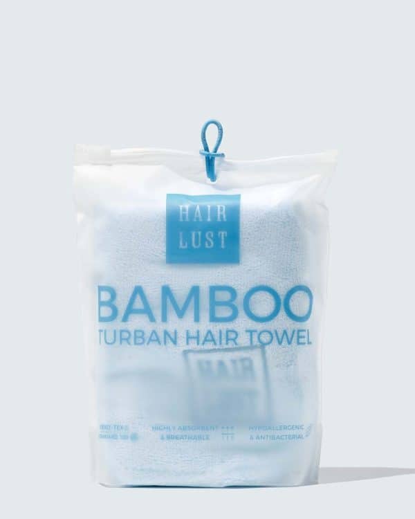Bamboo Turban Hair Towel, Blå