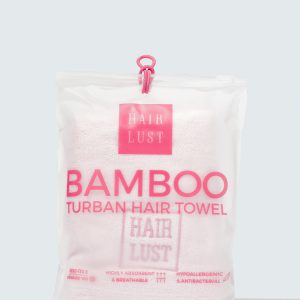 Bamboo Turban Hair Towel, Rosa