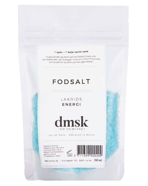 DM Skincare Fodbadesalt Lakrids (U) 150 ml