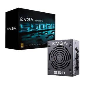 EVGA SuperNOVA 550 GM – SFX Strømforsyning – 550 Watt – 92 mm – 80 Plus Gold certified