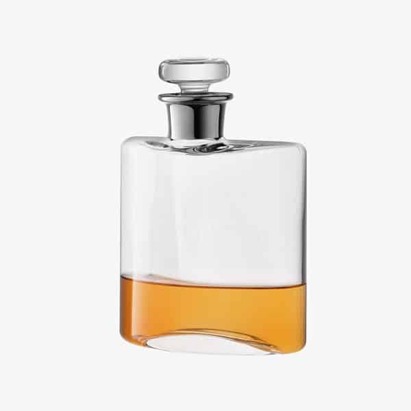 Flask Decanter 350ml klar med Platin hals