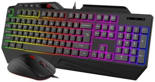 Havit Tastatur og Mus - Gamerpakke RGB