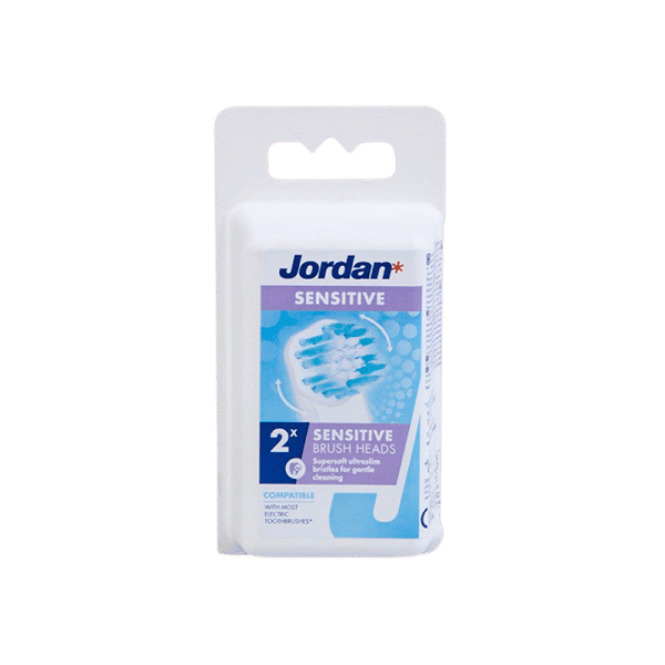 Jordan Sensitive Brush Heads (2 stk)