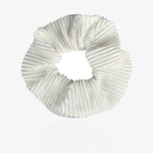 Klassisk scrunchie – hvid