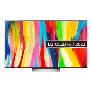 LG 55″ Fladskærms TV OLED55C2 OLED 4K