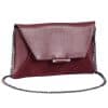 Markberg Clutch - Dinah Suede Mix - Burgundy - OneSize - Markberg Taske