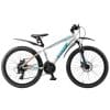 Mustang Vulcan TX440 24" mountainbike med 21 gear - White/blue/orange