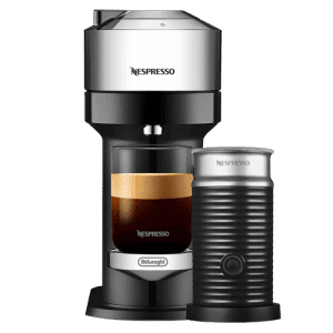 Nespresso Vertuo Next Delux Co-pack Kapsel Kaffemaskine – Sort/sølv