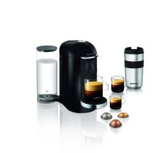 Nespresso® Vertuo Plus Deluxe, 1,8 L., Black Kapsel Kaffemaskine – Sort