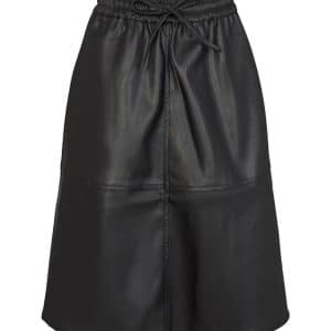 Petit by Sofie Schnoor Nederdel – Faux Leather – Black – 10 år (140) – Petit by Sofie Schnoor Nederdel