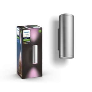 Philips Hue Appear Hue White Color Ambience Væg lantern inox 2×8 – 915005976301