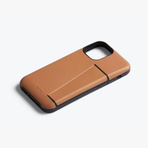 Phone Case – 3 Card, iPhone 12/12Pro, toffee