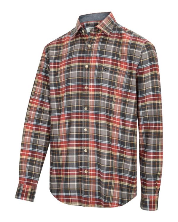 Pitlochry Flanel Shirt skjorte, chestnut tern