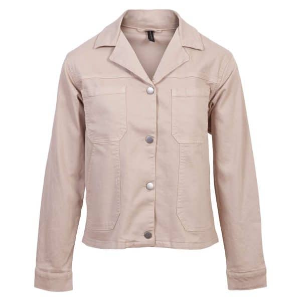 Pure Instinct - Damen denim jakke - Beige - Str. S