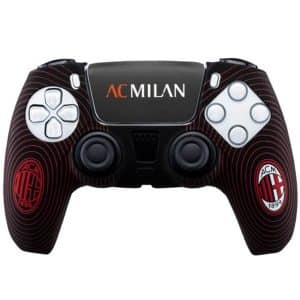 Qubick AC Milan Controller Kit – PlayStation 4 Controller Skin – Tilbehør til spillekonsol – Sony PlayStation 4