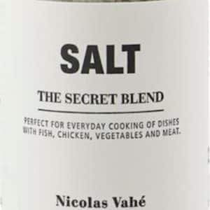 Salt med kværn, The secret blend by Nicolas Vahé (D: 5 cm. x H: 23 cm., Sort/Natur)