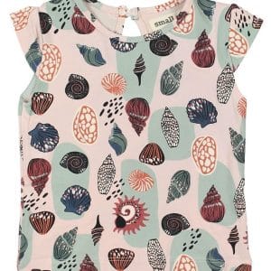 Small Rags T-shirt – Grace – Rosa m. Print – 68 – Small Rags T-Shirt