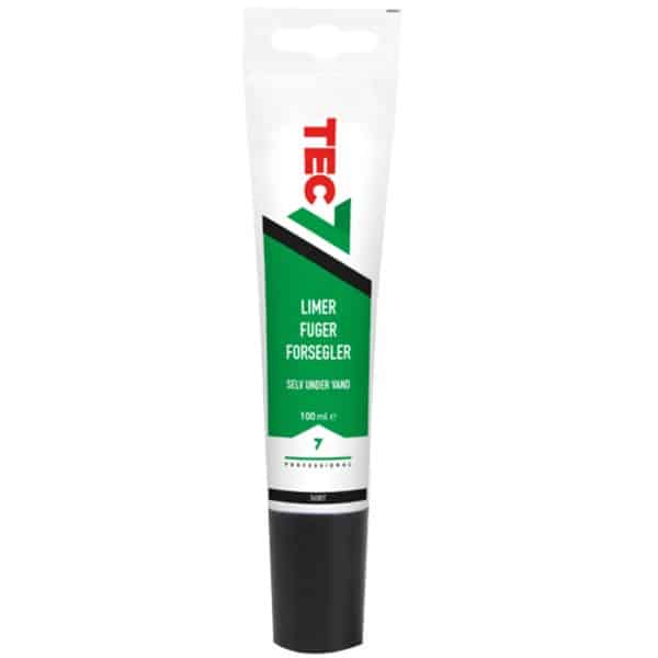 Tec7 Lim, Fuge- & Tætningsmasse Tube 100ml Sort