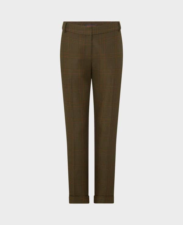 Turn-up Trouser, Khaki Clementine