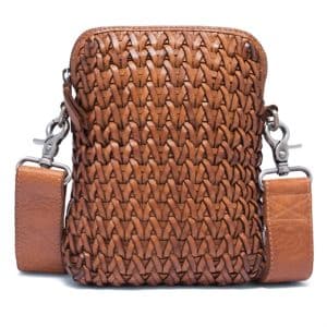 Depeche – High End Weave Mobile Bag 15372 – Cognac