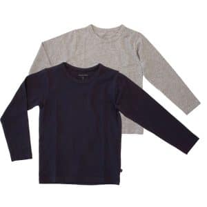 Minymo Langærmede T-shirts (2-pak) – Navy 778 – 98