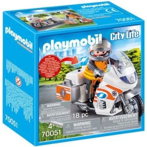 Playmobil City Life Redningsmotorcykel – 70051