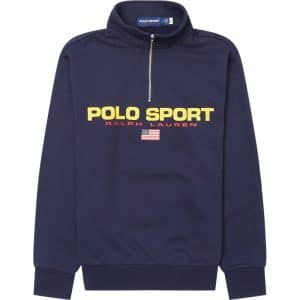 Polo Ralph Lauren 710835766 Half Zip Sweatshirt Navy