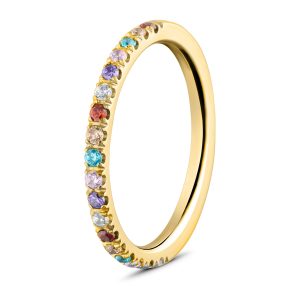 ANNEBRAUNER Side Ring Multicolor – 64