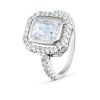 ANNEBRAUNER Square Princess ring - 48