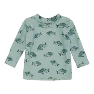 Badebluse Baby Astin Sun Shirt – Jadeite AOP Spotfish
