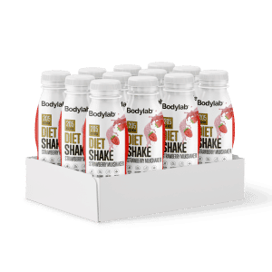 Bodylab Diet Shake Ready To Drink (12 x 330 ml) – Strawberry Milkshake