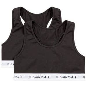 GANT Top – 2-pak – Sort – 15 år (170) – GANT Undertøj