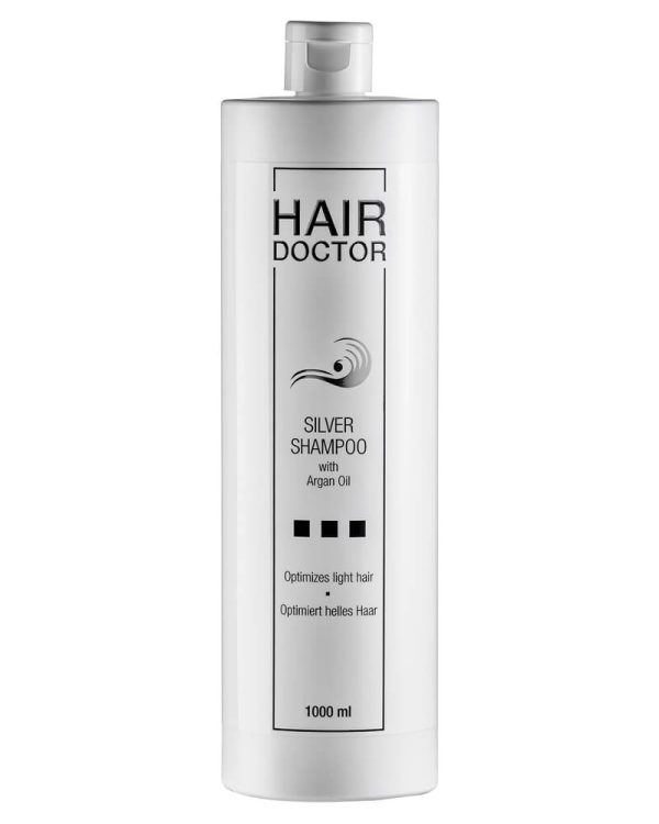 Hair Doctor Silver Shampoo (Gratis Pumpe)(beskadiget emballage) 1000 ml